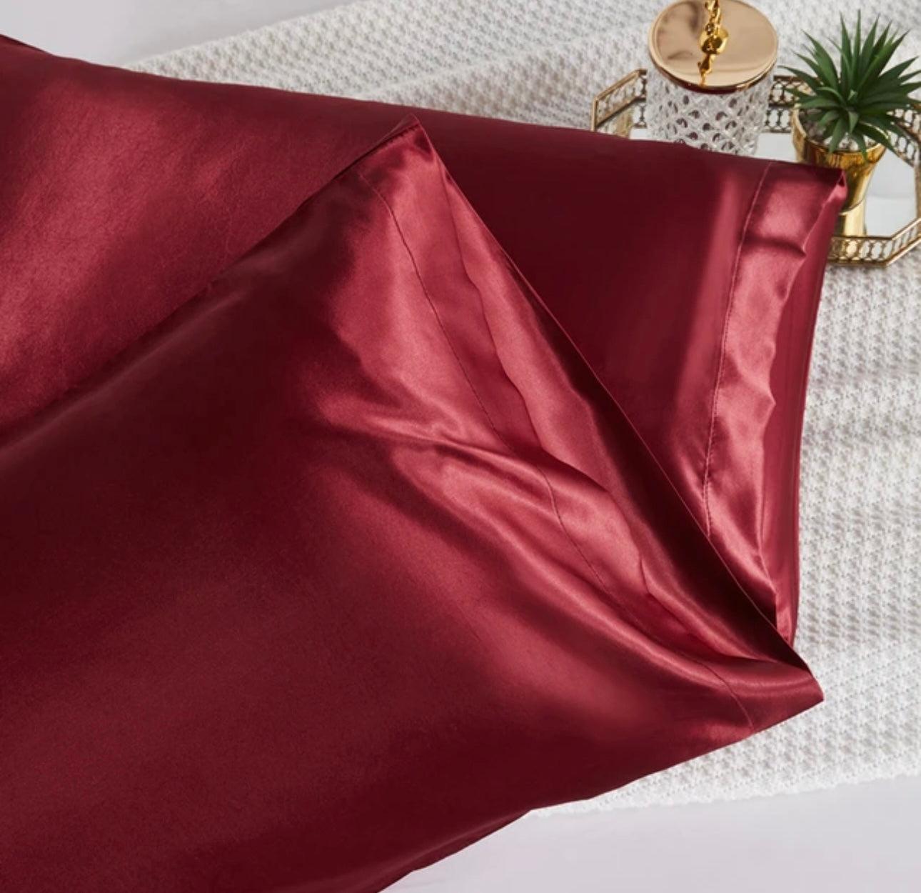 Silk pillow case